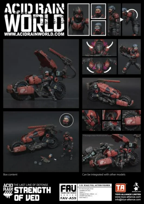 Toys Alliance: Acid Rain - FAV-A59 Strength of Ved Action Figure Set
