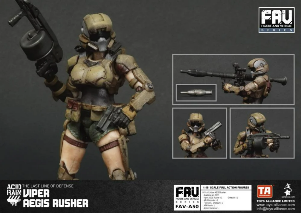 Toys Alliance: Acid Rain - FAV-A50 Viper AEGIS Rusher Action Figure
