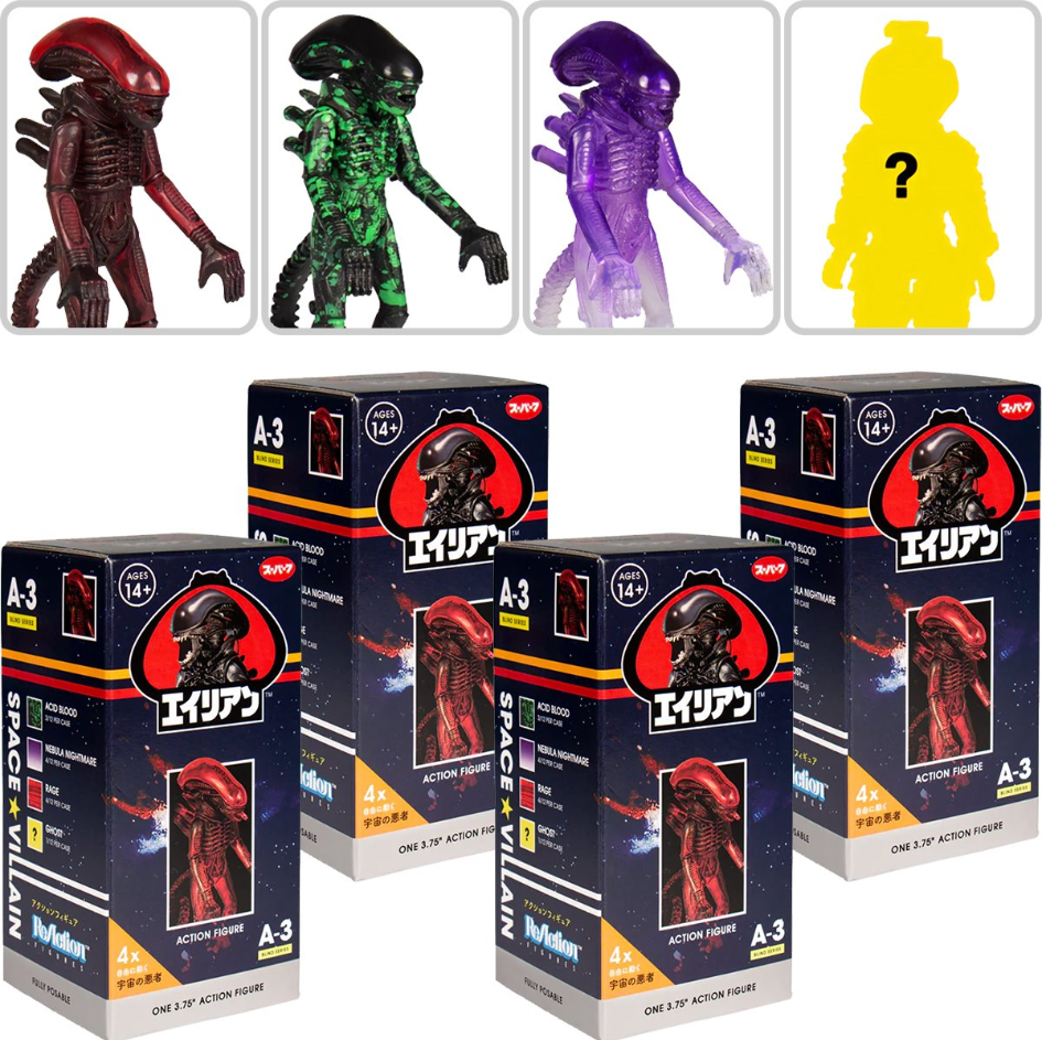 Super 7: ReAction Alien Xenomorph Blind Box Wave 3 Action Figure