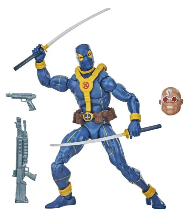 Hasbro: Marvel Legends Deadpool (Blue) Action Figure (Strong Guy BAF)