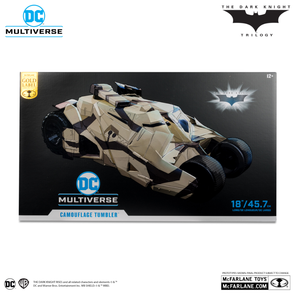 McFarlane Toys Gold Label: DC Multiverse The Dark Knight - Camouflage Tumbler Vehicle