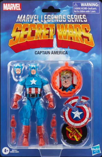 Hasbro: Secret Wars Marvel Legends - Captain America Action Figure