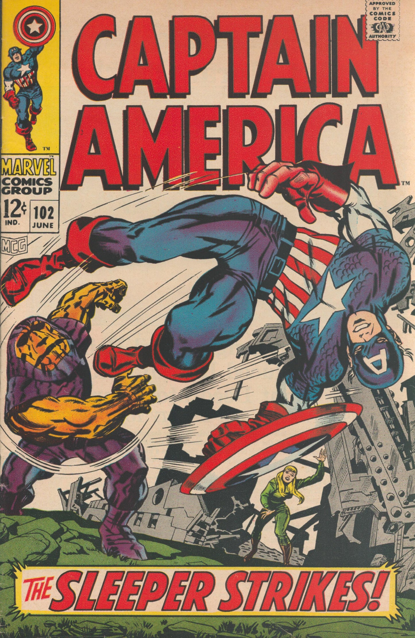 Captain America #102 1968