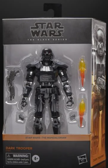 Hasbro: Star Wars The Black Series - The Mandalorian, Deluxe Dark Trooper Action Figure