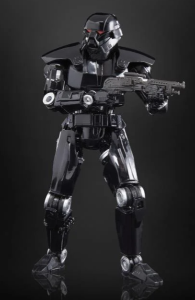 Hasbro: Star Wars The Black Series - The Mandalorian, Deluxe Dark Trooper Action Figure