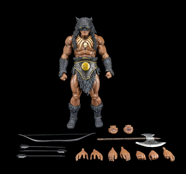 Frazetta Girls: Fire & Ice - Darkwolf (Animated Version) Action Figure Previews Exclusive