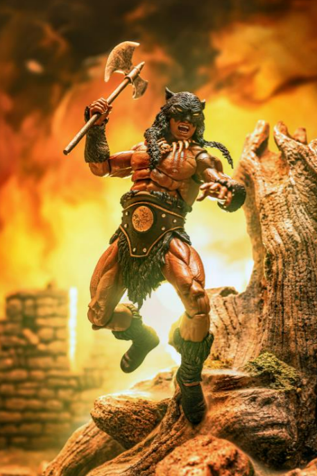 Frazetta Girls: Fire & Ice - Darkwolf (Animated Version) Action Figure Previews Exclusive