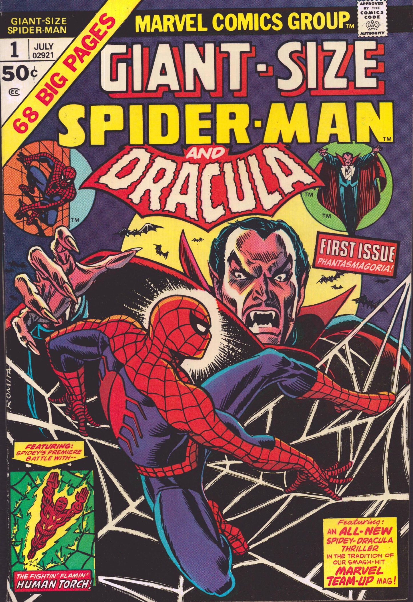 Giant-Size Spider-Man and Dracula #1 1974