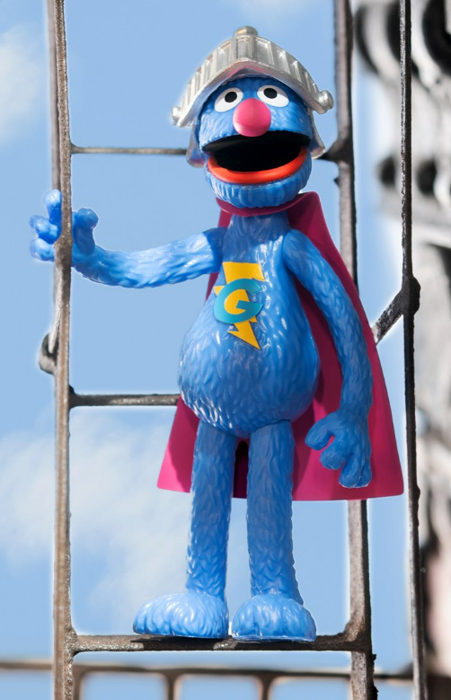 Super 7: Sesame Street ReAction Super Grover Action Figure
