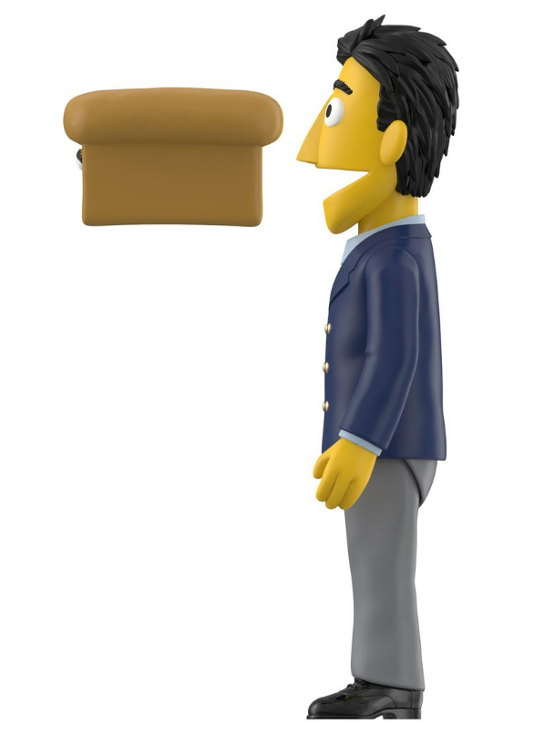 Super 7: Sesame Street ReAction Guy Smiley with Bread Figure
