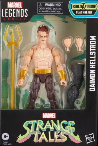 Hasbro: Strange Tales Marvel Legends - Daimon Hellstrom Action Figure (Blackheart BAF)