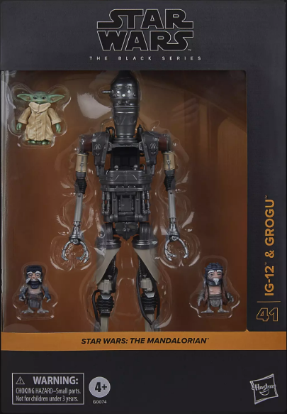 Hasbro: Star Wars The Black Series - IG-12 and Grogu Deluxe Action Figure Set