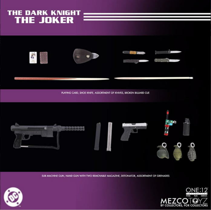 Mezco Toyz: The Dark Knight One:12 Collective The Joker Action Figure