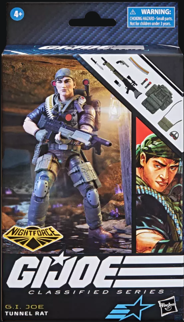 Hasbro: G.I. Joe Classified Series - Night Force Tunnel Rat Action Figure