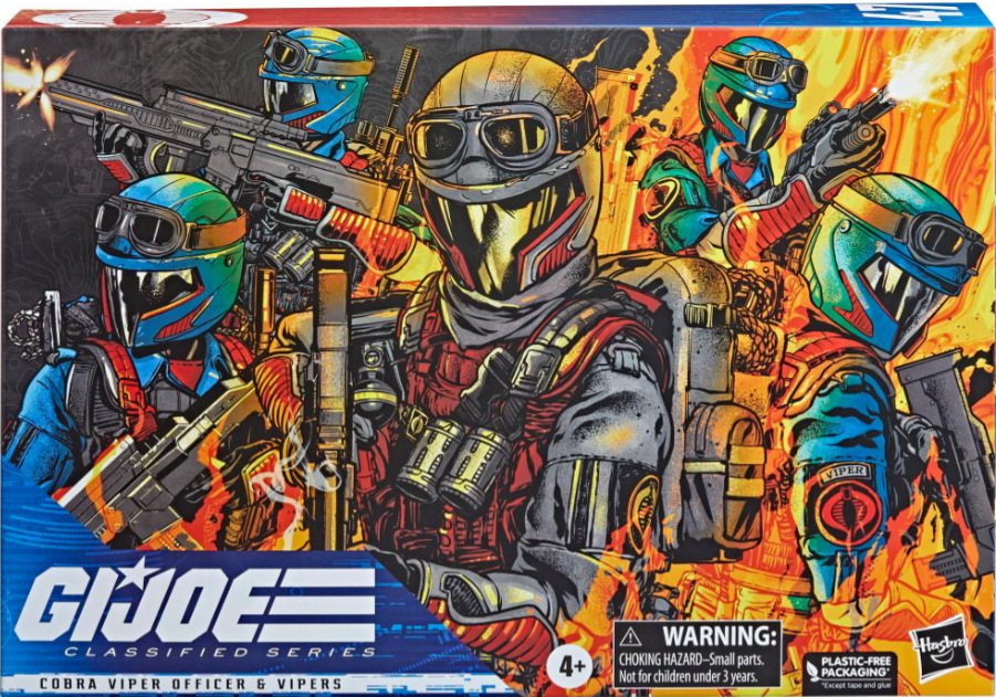 Hasbro: G.I. Joe Classified Series - Cobra Viper Officer & Vipers Troop Builder Pack