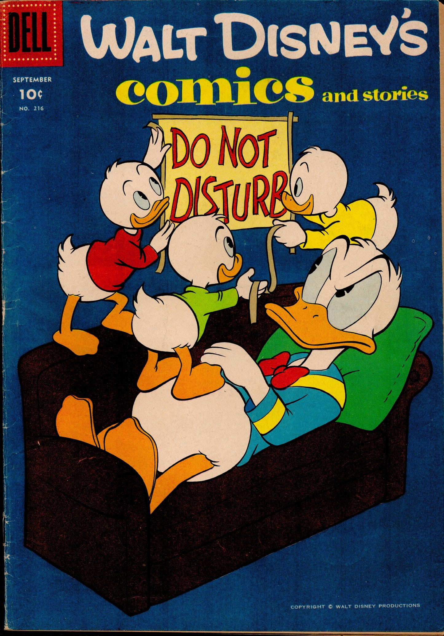 Walt Disney's Comics and Stories #216 1958