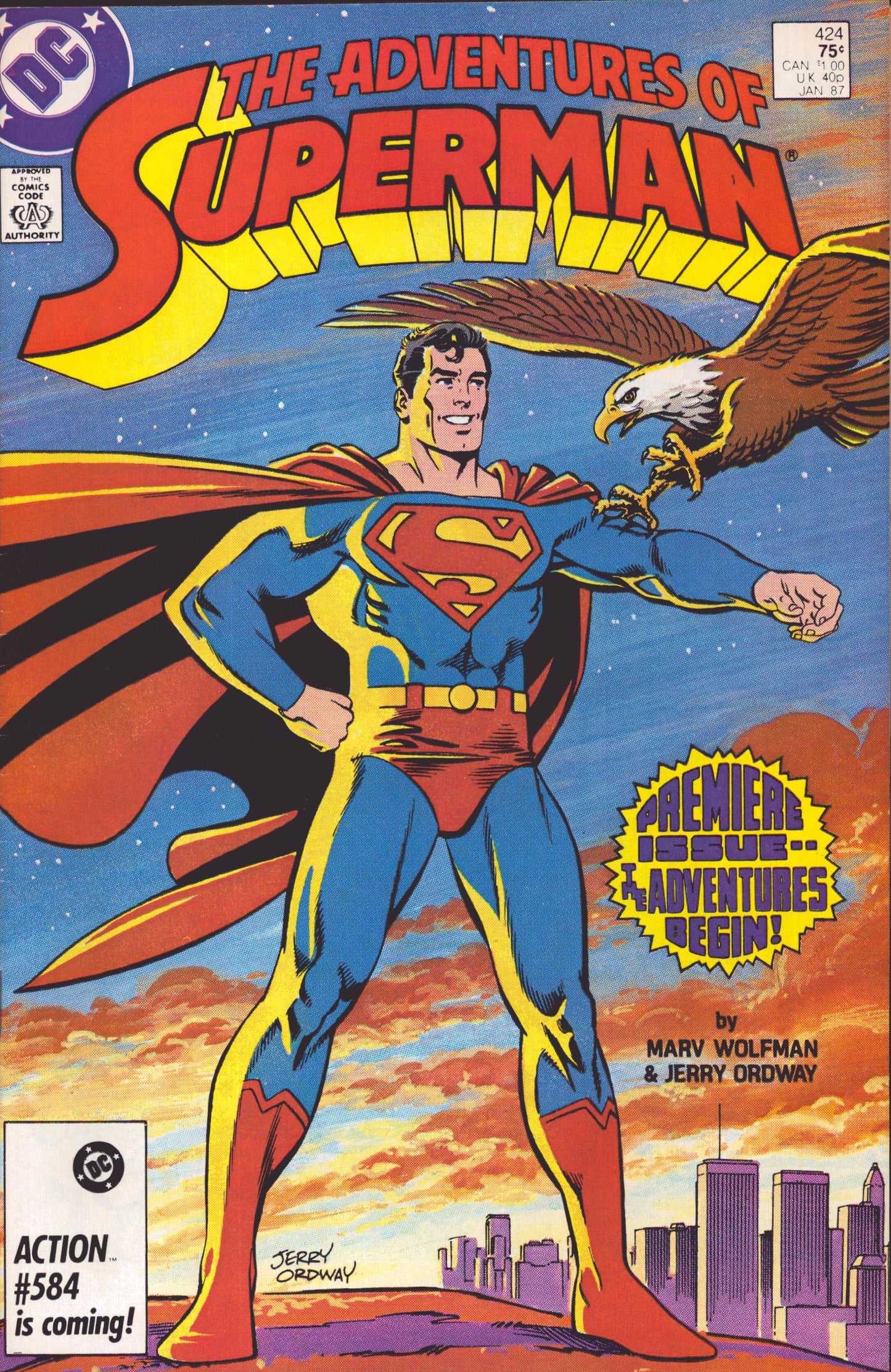 Adventures of Superman #424 - 1987