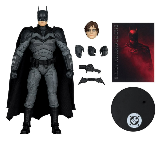 McFarlane Toys: The Batman - 2022 DC Multiverse Batman (Deluxe Theatrical Edition) Action Figure