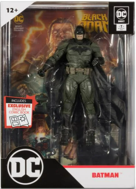 McFarlane Toys: Black Adam Page Punchers - Batman Action Figure with Comic