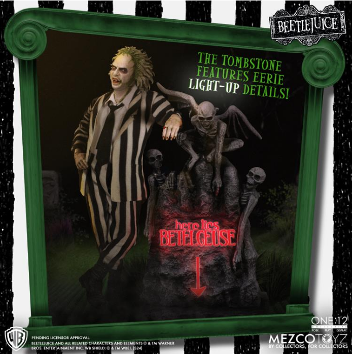 Mezco: Beetlejuice (1988) One:12 Collective Beetlejuice Deluxe Edition