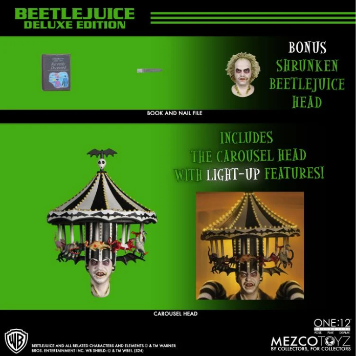 Mezco: Beetlejuice (1988) One:12 Collective Beetlejuice Deluxe Edition