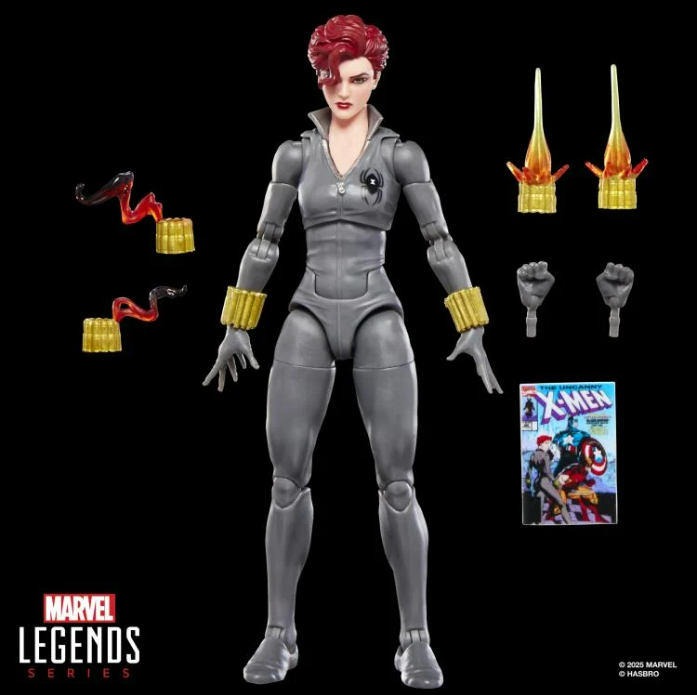 Hasbro: Mini-Comics The Uncanny X-Men #268 Marvel Legends Black Widow Action Figure