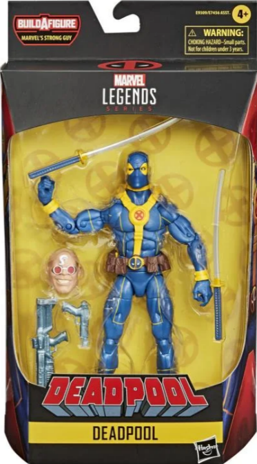 Hasbro: Marvel Legends Deadpool (Blue) Action Figure (Strong Guy BAF)