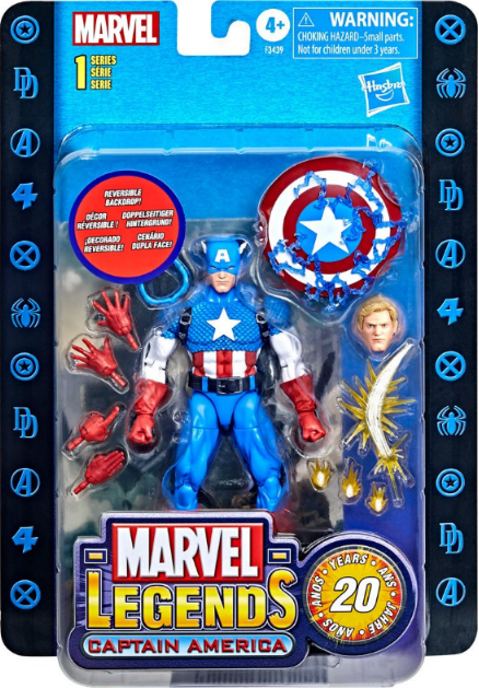 Hasbro: Marvel Legends 20th Anniversary Series Captain America Action Figure