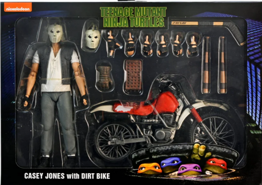 Neca: Teenage Mutant Ninja Turtles (1990 Movie) - Casey Jones with Dirt Bike Action Figure