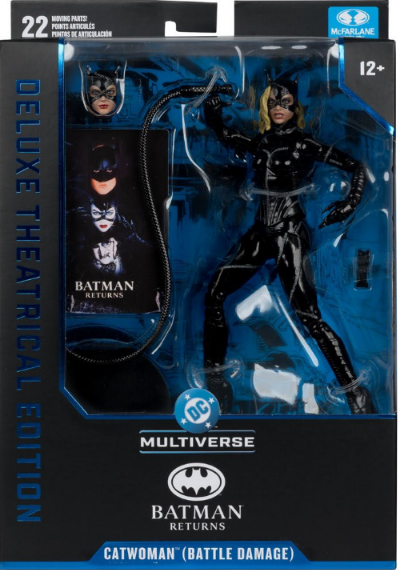 McFarlane Toys: Batman Returns  DC Multiverse Battle Damaged Catwoman (Deluxe Theatrical Edition) Action Figure