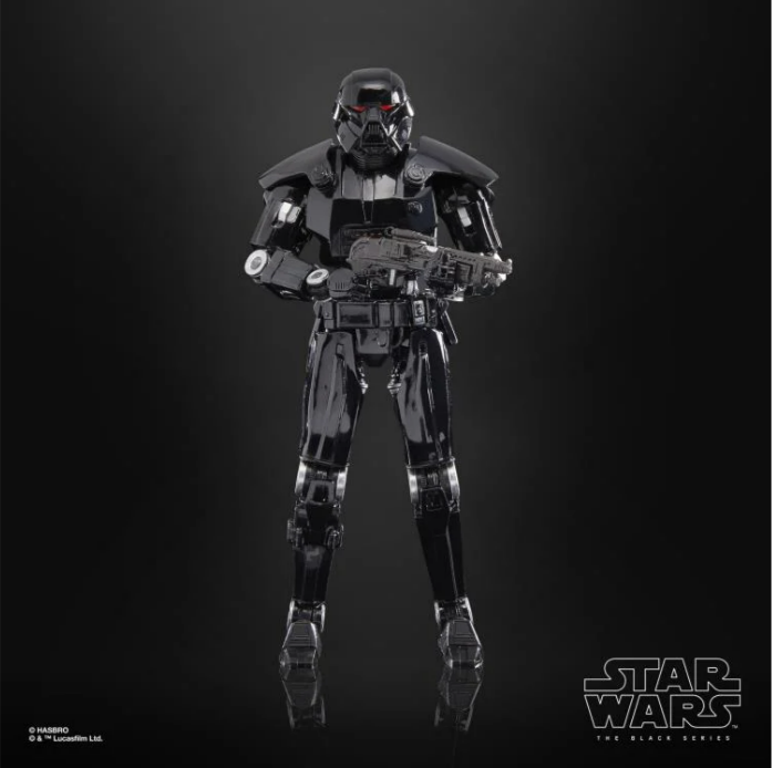 Hasbro: Star Wars The Black Series - The Mandalorian, Deluxe Dark Trooper Action Figure