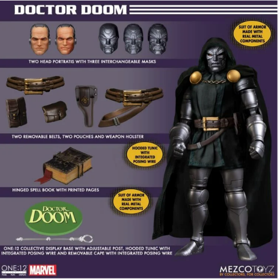 Mezco Toyz: Doctor Doom One:12 Collective Action Figure