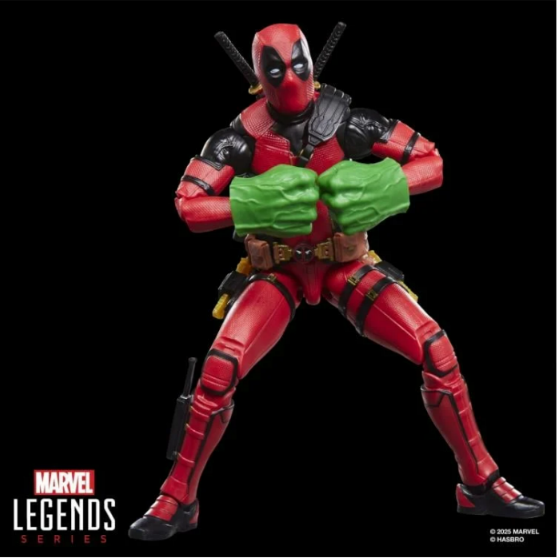 Hasbro: Deadpool & Wolverine Marvel Legends Deluxe Deadpool Action Figure with Dogpool