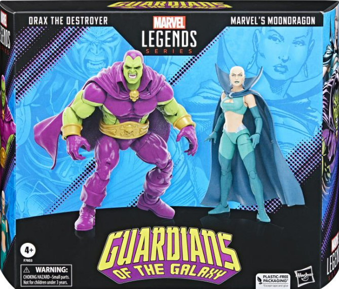 Hasbro: Guardians of the Galaxy - Marvel Legends Drax the Destroyer and Moondragon Action Figure Two-Pack