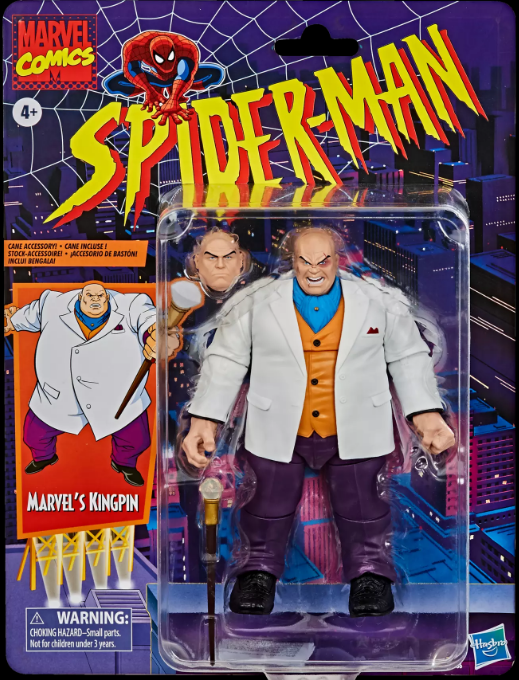 Hasbro: Spider-Man Marvel Legends Retro Collection Marvel's Kingpin Action Figure