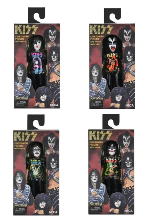 Neca: Ben Cooper - KISS Costume Set of Four 6-Inch Clothed Figures