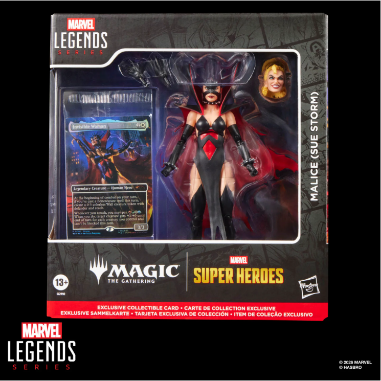 Hasbro: Marvel Legends - Malice (Sue Storm) Action Figure with Exclusive Magic: The Gathering Card