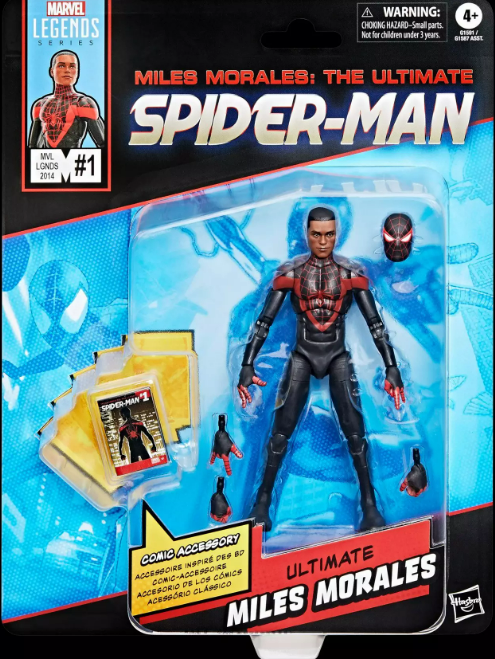 Hasbro: Mini-Comics Ultimate Spider-Man #1 Marvel Legends - Miles Morales Action Figure