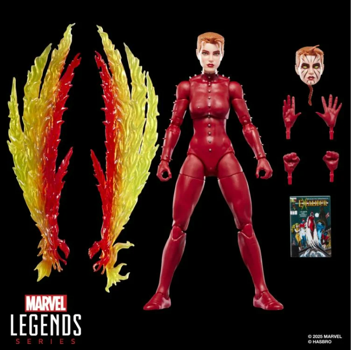 Hasbro: Mini-Comics Excalibur #1 Marvel Legends Phoenix (Rachel Summers) Action Figure