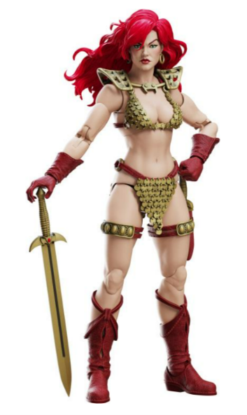 Boss Fight Studio: Red Sonja Limited Edition: Gold and Red Epic H.A.C.K.S. 1:12 Scale Action Figure