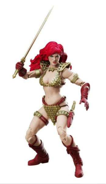Boss Fight Studio: Red Sonja Limited Edition: Gold and Red Epic H.A.C.K.S. 1:12 Scale Action Figure