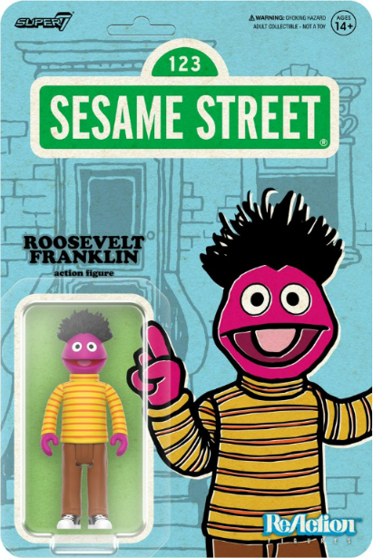 Super 7: Sesame Street ReAction Roosevelt Franklin Action Figure