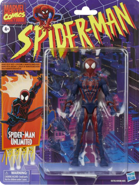 Hasbro: Spider-Man Marvel Legends Retro Collection Spider-Man Unlimited Action Figure