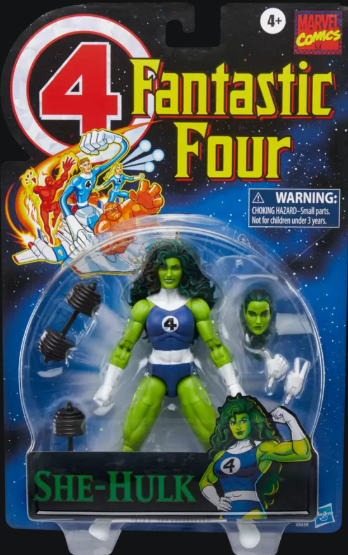 Hasbro: Fantastic Four Marvel Legends Retro Collection She-Hulk Action Figure