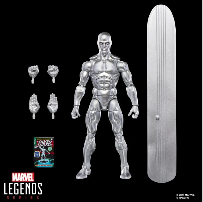 Hasbro: Mini-Comics Silver Surfer #1 Marvel Legends Silver Surfer Action Figure