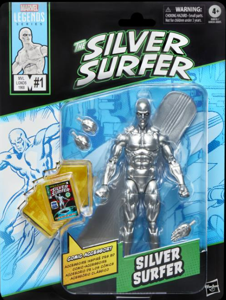 Hasbro: Mini-Comics Silver Surfer #1 Marvel Legends Silver Surfer Action Figure