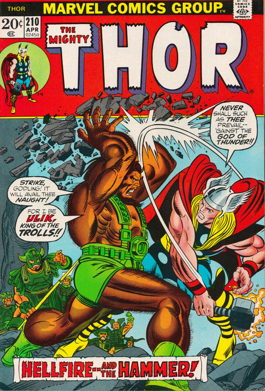 Thor (The Mighty) #210 1973