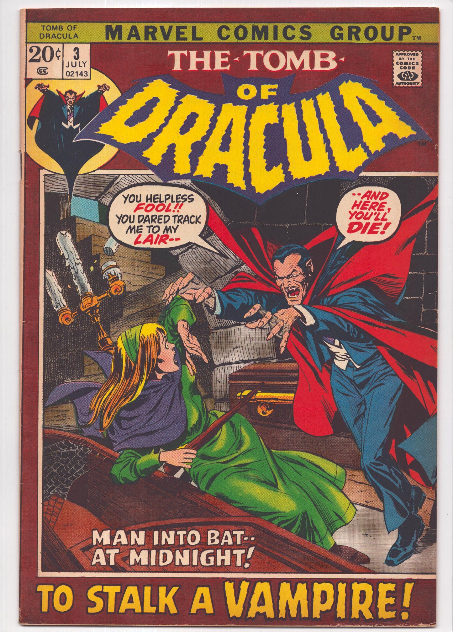 Tomb of Dracula #3 - 1972