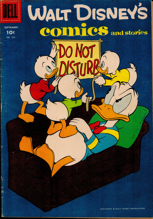 Walt Disney's Comics and Stories #216 1958